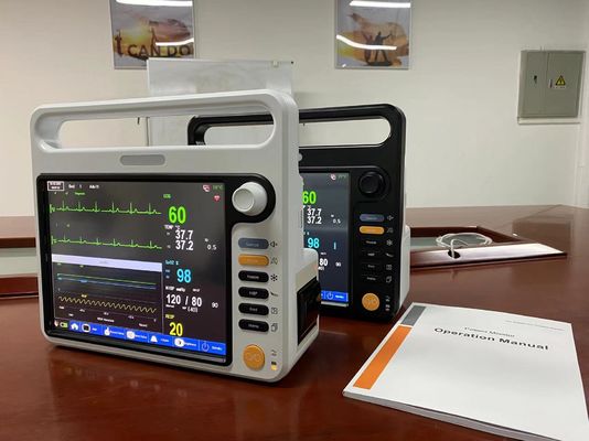 Monitor Pasien Rumah Sakit Medis Multiparameter Dengan Layar LCD TFT 12,1 Inci