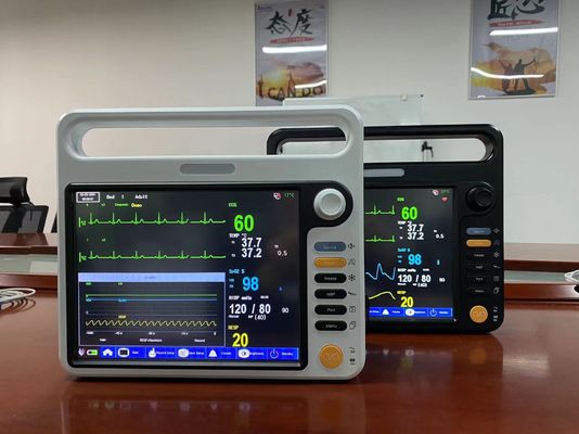 EKG SPO2 NIBP Portable Patient Monitor Untuk Tanda-tanda Penting Rumah Sakit