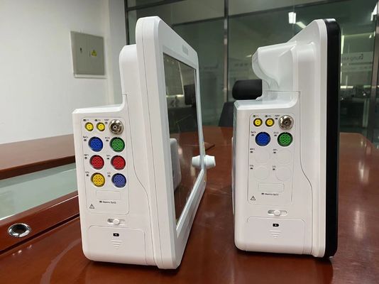 15 Inci Portable Vital Signs Monitor Untuk ICU Cardiac Monitoring