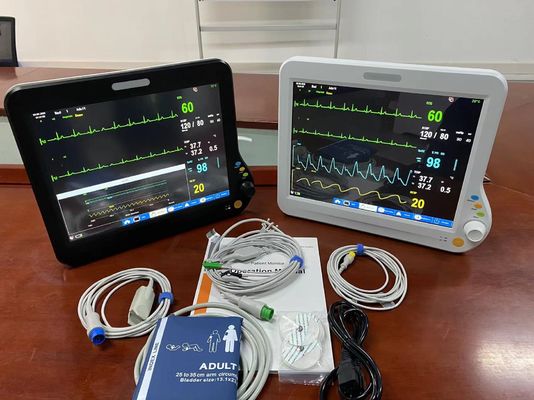 Modular Portable Multi Parameter Monitor Pasien Dengan EKG SPO2 NIBP