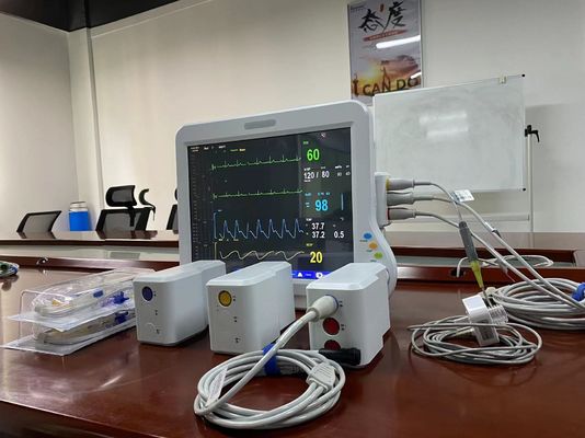 Pemantauan Jantung Perangkat Pemantauan Medis Modular Dengan EKG SPO2 2Temp