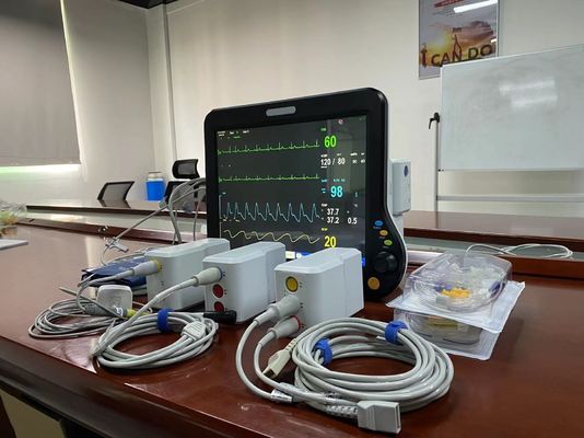 15 &quot; Multi Parameter Modular Monitor Pasien Anti ESU Anti Defibrillator
