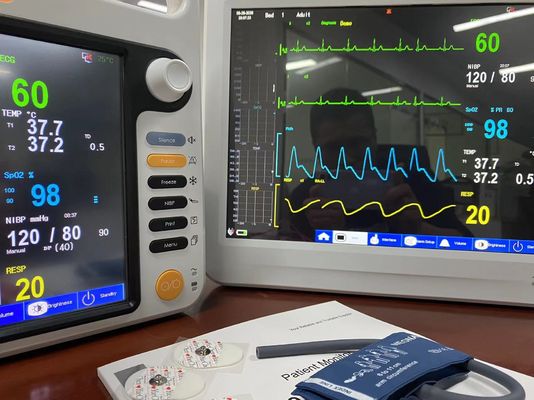 Multi Parameter ICU Monitor Machine, Hospital Bedside Monitor Untuk Pediatric Baru Lahir