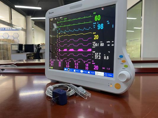 EKG Multi Parameter Monitor Pasien, SPO2 Modular Monitor Pasien