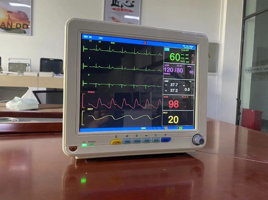 Monitor Pasien Multi Parameter Portabel Akurasi Tinggi Dengan Layar LCD TFT 12,1 Inci