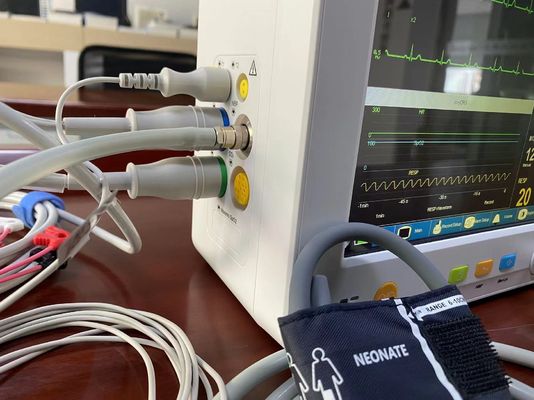 General Ward Clinic Portable Patient Monitor Dengan EtCO2 EKG SPO2 NIBP Temp Measurement