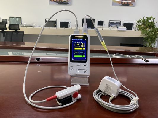 Veteriner Handheld Vital Signs Monitor 3,5 Inci TFT LCD Screen Dengan EtCO2 Dan SPO2