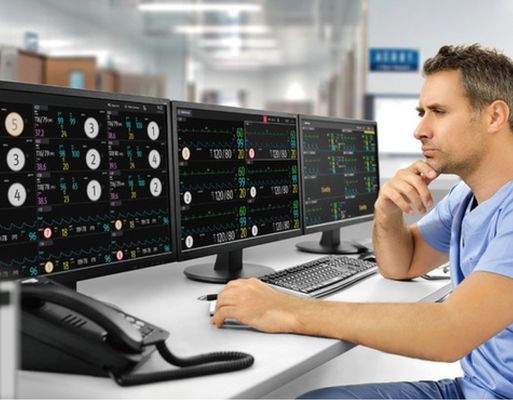 Sistem Pemantauan Pusat untuk Monitor Pasien Multi-parameter Portable, monitor jantung