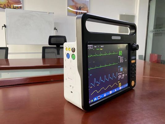 EKG SPO2 NIBP Portable Patient Monitor Untuk Tanda-tanda Penting Rumah Sakit