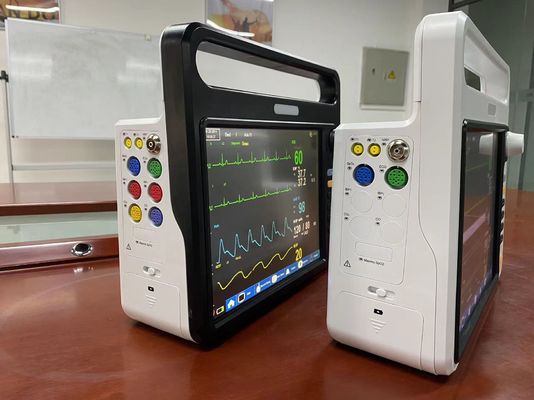 Tanda-tanda vital ICU monitor jantung, Peralatan pemantauan pasien dengan layar 12,1 inci