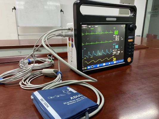 ICU Pasien Vital Tanda Monitor Dengan 12.1 Inch Screen 6 Parameter Standar