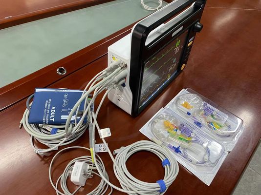 6 Parameter Monitor Pasien Jantung Dengan Layar Sentuh 12,1 Inci