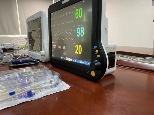Medical Multipara ICU Monitor Jantung Multi Bahasa Dengan Layar Sentuh