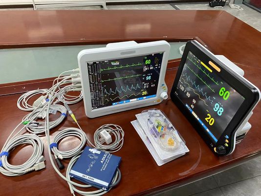 15&quot; Portable ICU Cardiac Monitor Multi Language Untuk Diagnosis Bayi Baru Lahir