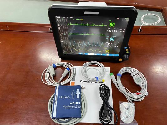 Multi Parameter ICU Heart Monitor, Mesin vital rumah sakit dengan layar 15&quot;