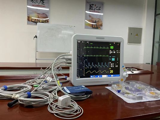 Mesin monitor pasien darurat rumah sakit dengan EKG NIBP SPO2