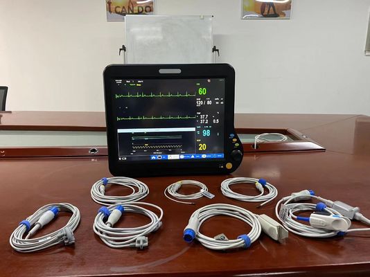 15 &quot; Neonatal Cardiac Monitor, Portable Multipara Monitor Dengan Etco2