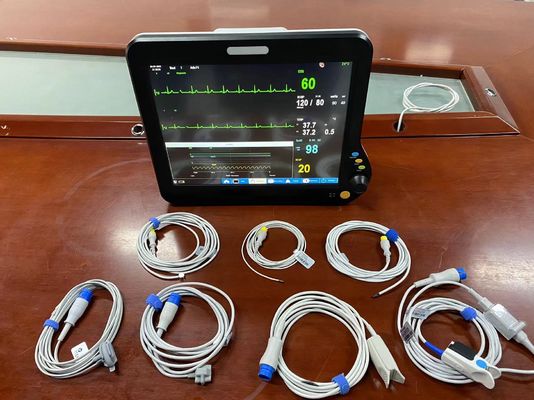 Diagnostik Multi Parameter Monitor Pasien Dengan 15 Inci TFT LCD Screen OEM