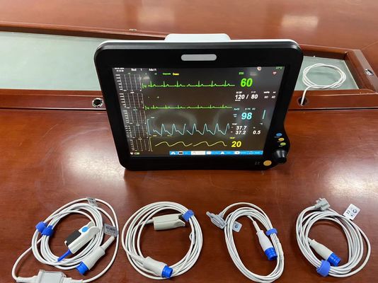 Mesin monitor pasien darurat rumah sakit dengan EKG NIBP SPO2