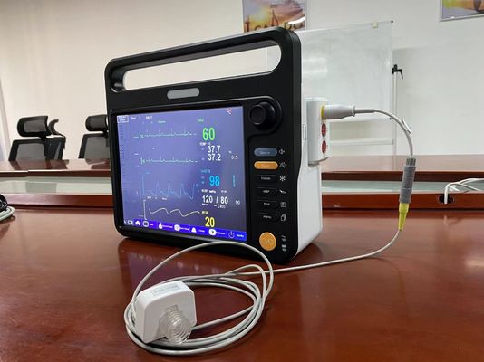 Modular Rumah Sakit Vital Monitor Mesin Multilingual Dengan 12,1&quot; Tampilan
