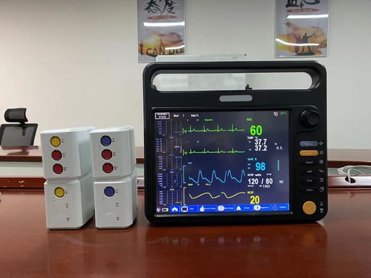 Rumah Sakit Vital Sign Monitor Mesin Multi Parameter Dengan CMS Touch