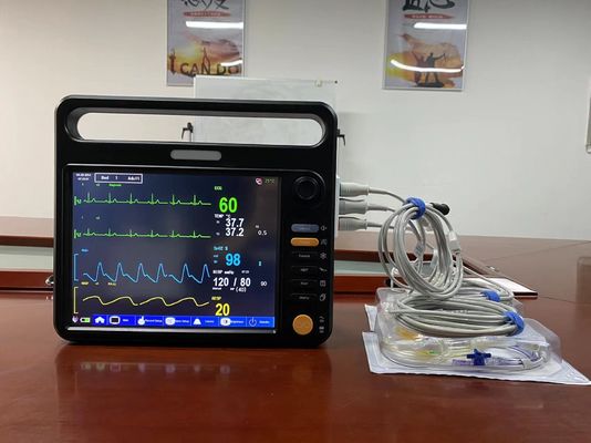 EKG NIBP SPO2 Modular Monitor Pasien, ICU Vital Monitor Untuk Pemantauan Jantung
