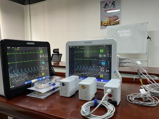 15 &quot; Multi Parameter Modular Monitor Pasien Anti ESU Anti Defibrillator
