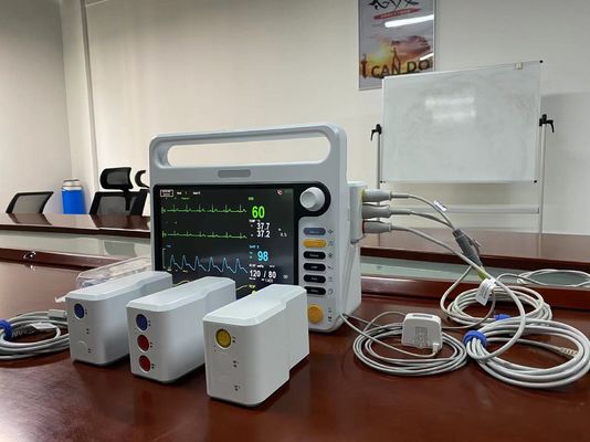 Monitor Pasien Modular Portable Multilingual Dengan Layar Sentuh