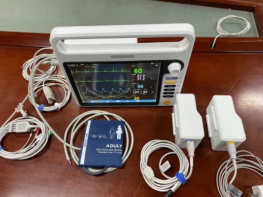 Peralatan Pemantauan Pasien Rumah Sakit Modular Berbahasa Berbagai Dengan EKG NIBP SPO2