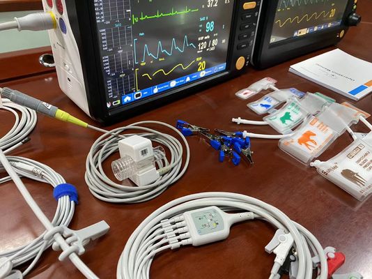 OEM Monitor Multiparameter Veteriner 12,1 inci TFT Layar LCD untuk operasi hewan peliharaan