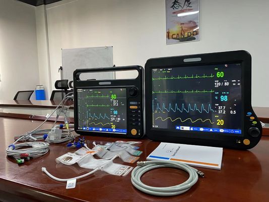 12.1 Inch Vital Signs Monitor Machine Untuk Veterinary Patient Multifungsi