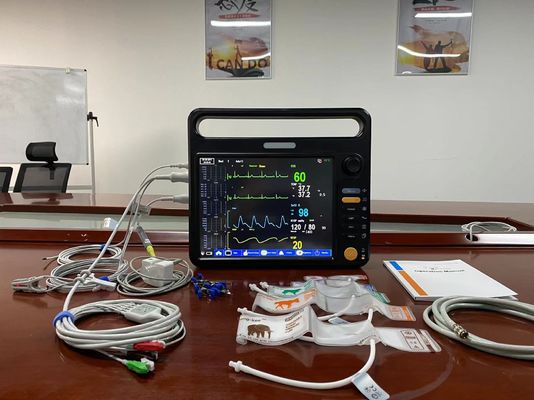 OEM Monitor Multiparameter Veteriner 12,1 inci TFT Layar LCD untuk operasi hewan peliharaan