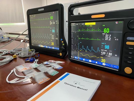 Multilingual Veterinary Spo2 Monitor, Heart Machine Monitor Untuk Anjing Kelinci