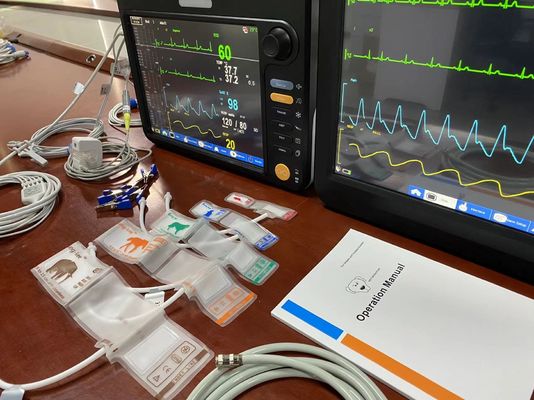 12.1&quot; Monitor Multiparameter Veterinary Portable Untuk Bedah Veterinary