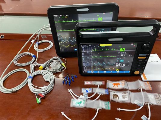 Monitor Multiparameter Veteriner Tanpa Kipas Untuk Darurat Rumah Sakit