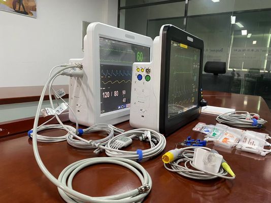 15 Inch Veterinary Vital Signs Monitor Mesin Multi Parameter Untuk Diagnosis Hewan