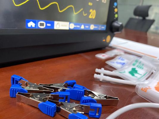 Mesin Vital Digital Veterinary dengan EKG NIBP SPO2 2 Temp Standard