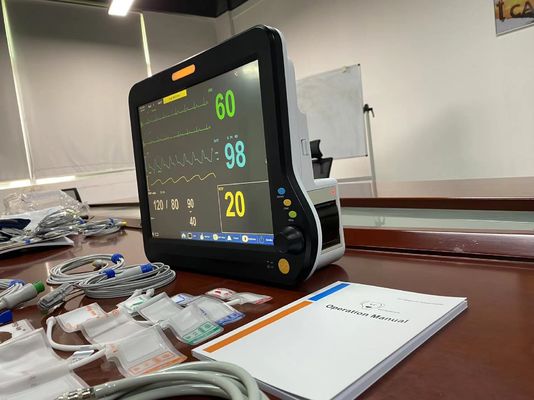 Monitor Multiparameter Veteriner Medis Dengan 2Temp SPO2 EKG