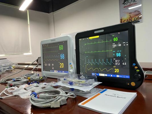 CMS Sentuh Monitor Multiparameter Veterinary 15 Inch Untuk Bedah Hewan
