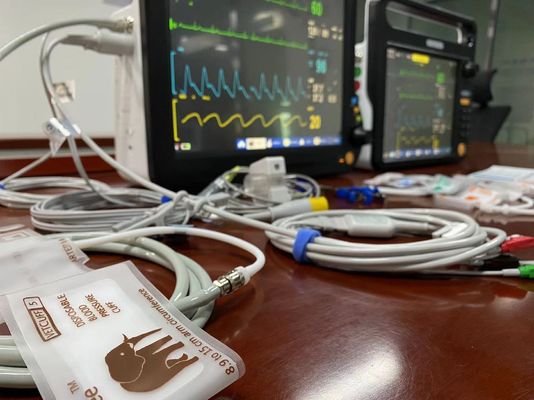 2Temp Resp Veterinary Multiparameter Monitor Multi Bahasa Untuk Diagnosis Bedah