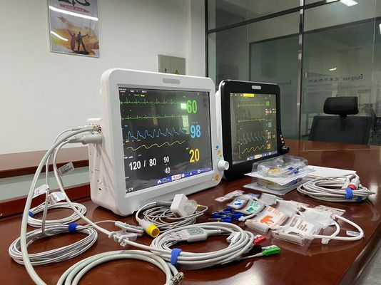15 Inch Veterinary Multiparameter Monitor Untuk Hewan Pet Operasi