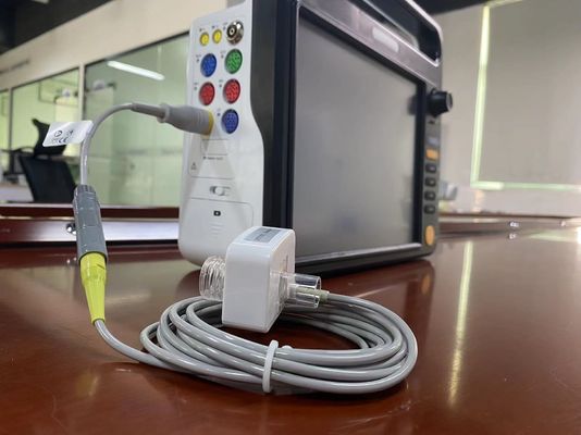 Medical End Tidal CO2 Sensor, Mainstream Capnography Sensor Untuk ICU CCU OR
