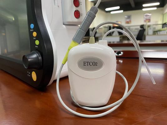 Capnograph EtCO2 Sidestream Co2 Sensor Untuk Anak Dewasa Veteriner