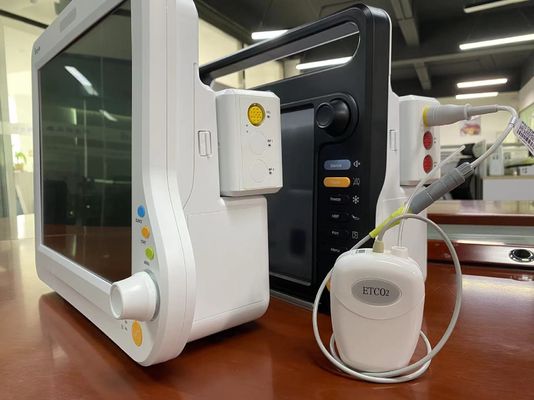 Plug Play Sidestream CO2 Modul Putih Untuk Monitor Pasien Modular