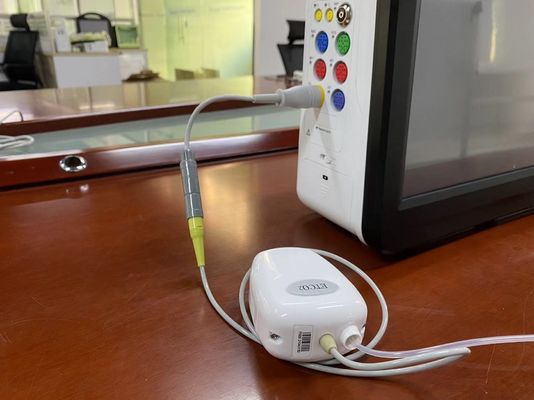 Modul sidestream CO2 plastik putih untuk pemantauan CO2 pasang surut akhir