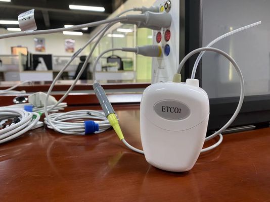 CO2 Sidestream Capnography Monitor Plug Play Bahan Plastik
