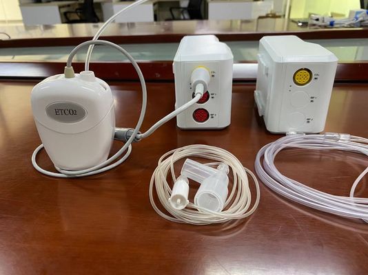 CO2 Sidestream Capnography Monitor Plug Play Bahan Plastik