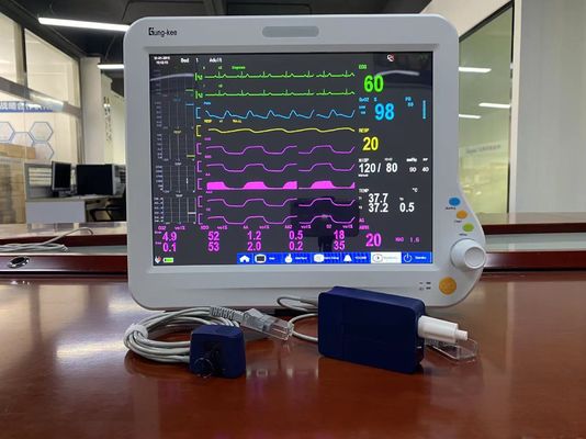 Sidestream CO2 ICU Cardiac Monitor, Anesthesia Multi Parameter Monitor Pasien