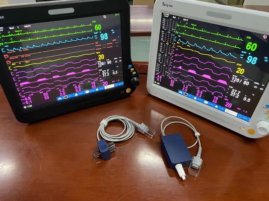 EKG Multi Parameter Monitor Pasien, SPO2 Modular Monitor Pasien