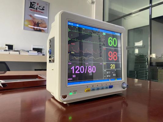 12 &quot; TFT LCD Monitor Detak Jantung Mesin Off Putih Warna SKD OEM Diterima